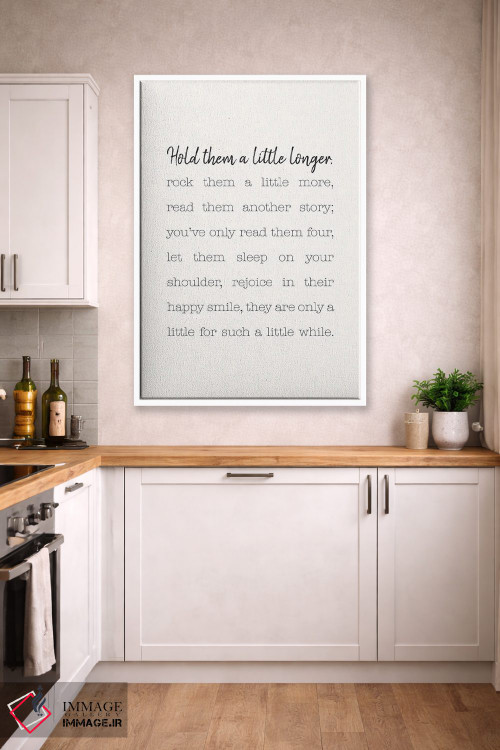 تابلو دکوراتیو کمی بیشتر بغل شان کن اثر نیکول باسک - D4W