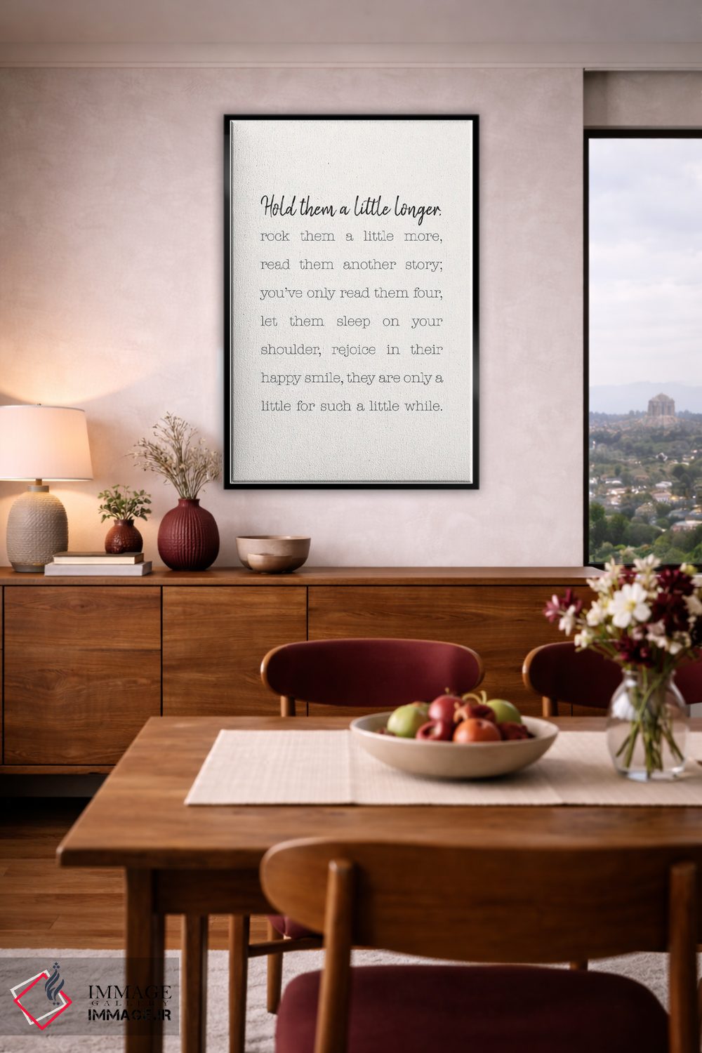 تابلو دکوراتیو کمی بیشتر بغل شان کن اثر نیکول باسک - D5B