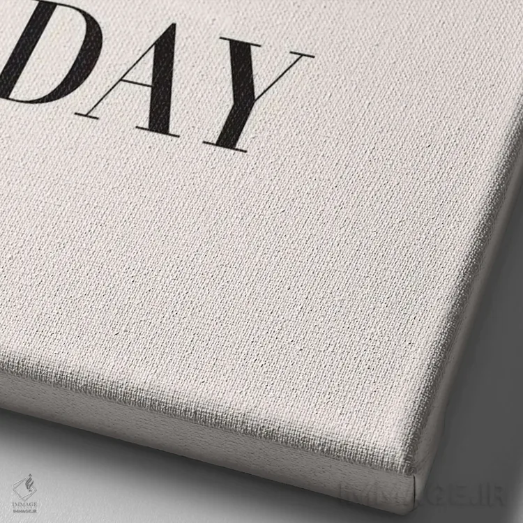 تابلو دکوراتیو همه بازی، تمام روز اثر نیکول باسک - نمای نزدیک بافت بوم