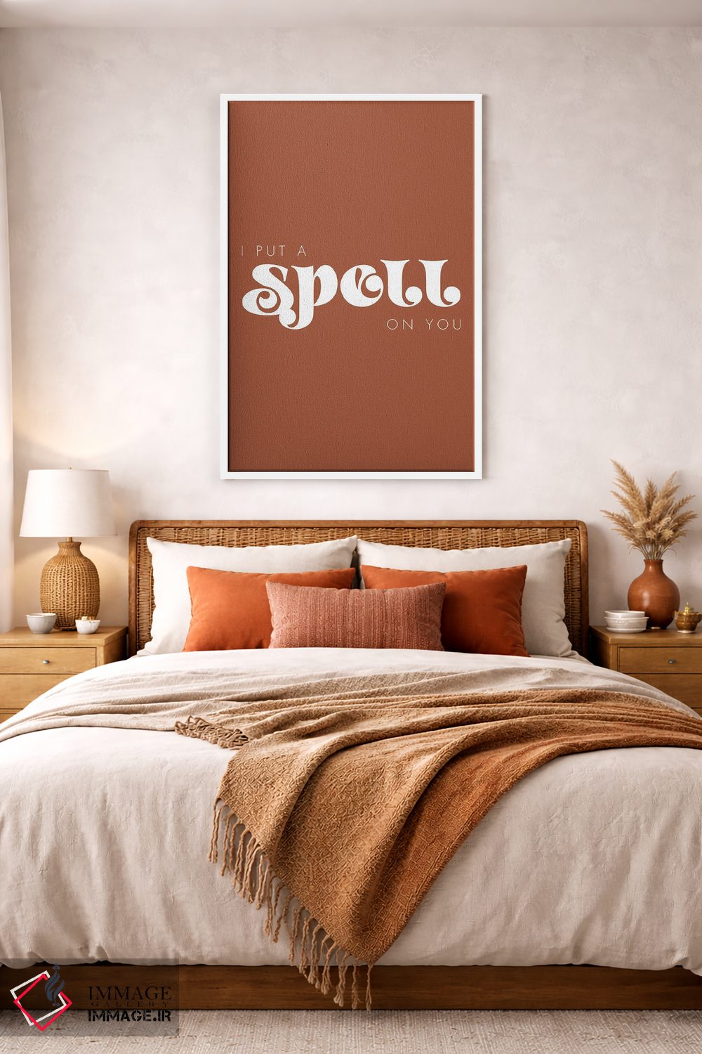 تابلو دکوراتیو روی تو طلسم انداختم اثر نیکول باسک - D2W