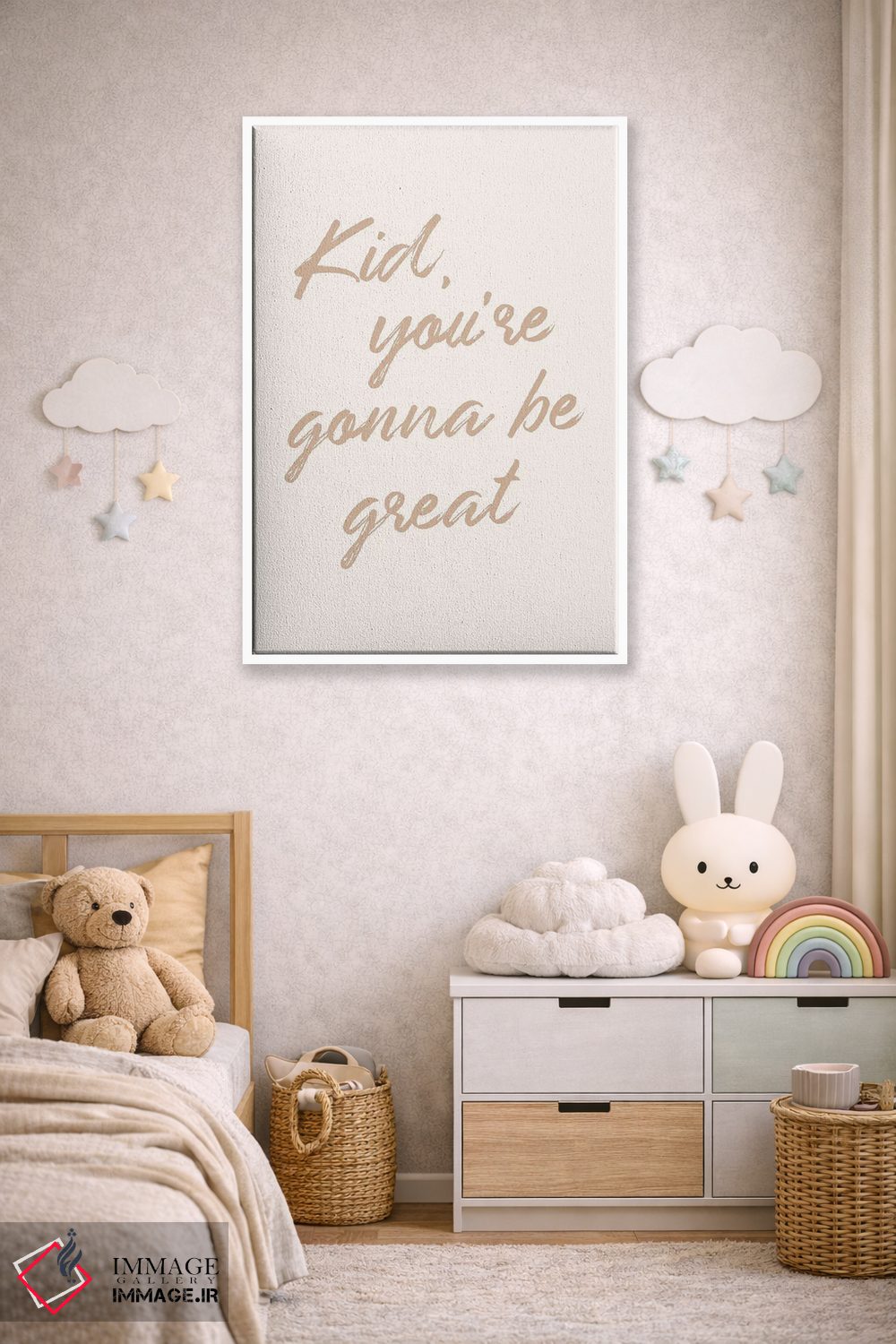 تابلو دکوراتیو You're Gonna Be Great,بچه، تو عالی خواهی شد اثر نیکول باسک - D2W