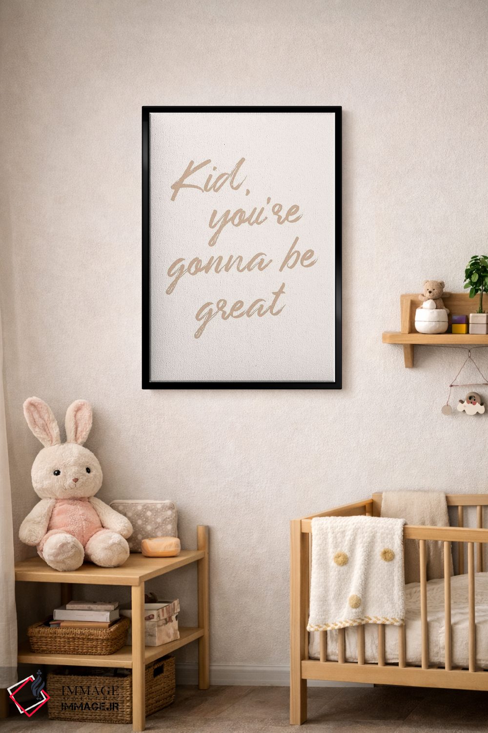 تابلو دکوراتیو You're Gonna Be Great,بچه، تو عالی خواهی شد اثر نیکول باسک - D4B