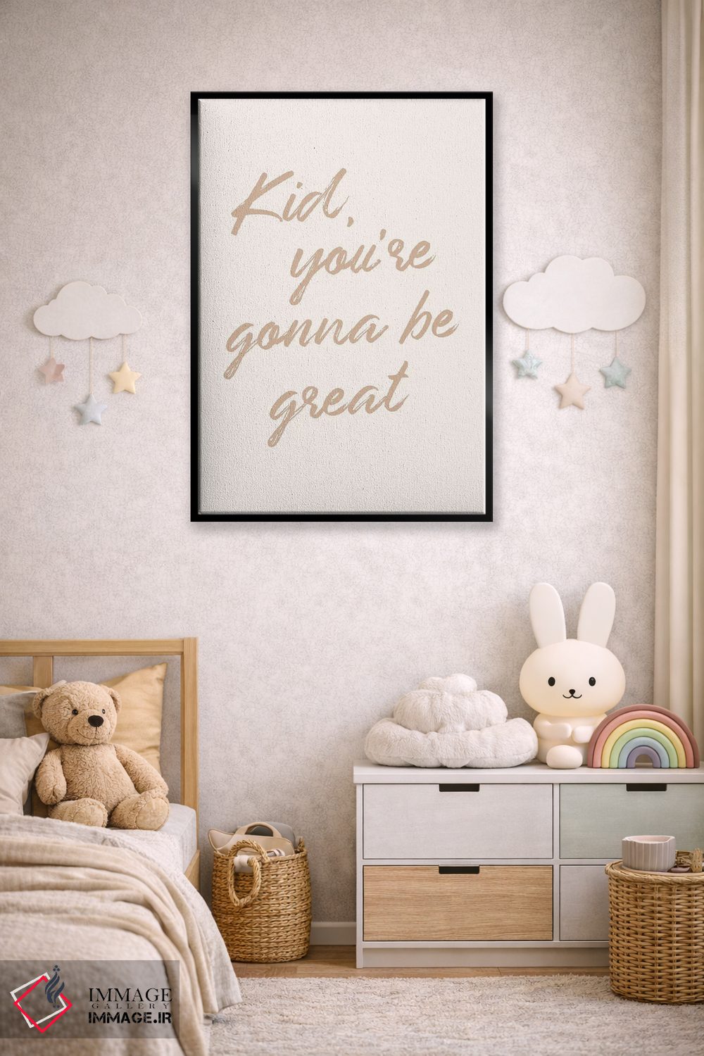 تابلو دکوراتیو You're Gonna Be Great,بچه، تو عالی خواهی شد اثر نیکول باسک - D5B