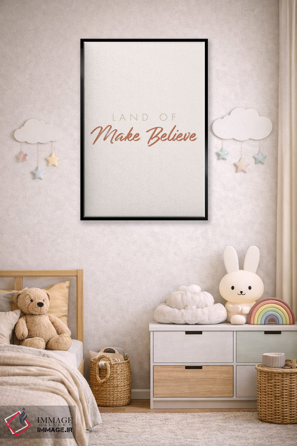 تابلو دکوراتیو سرزمین خیال پردازی اثر نیکول باسک - D5B