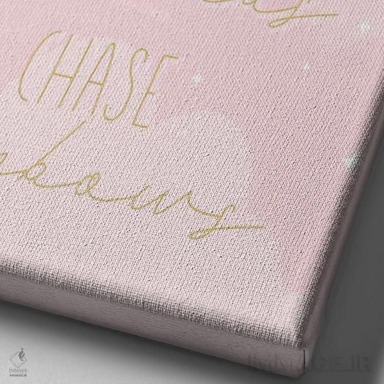 تابلو دکوراتیو با پری ها بازی کن اثر نیکول باسک - نمای نزدیک بافت بوم