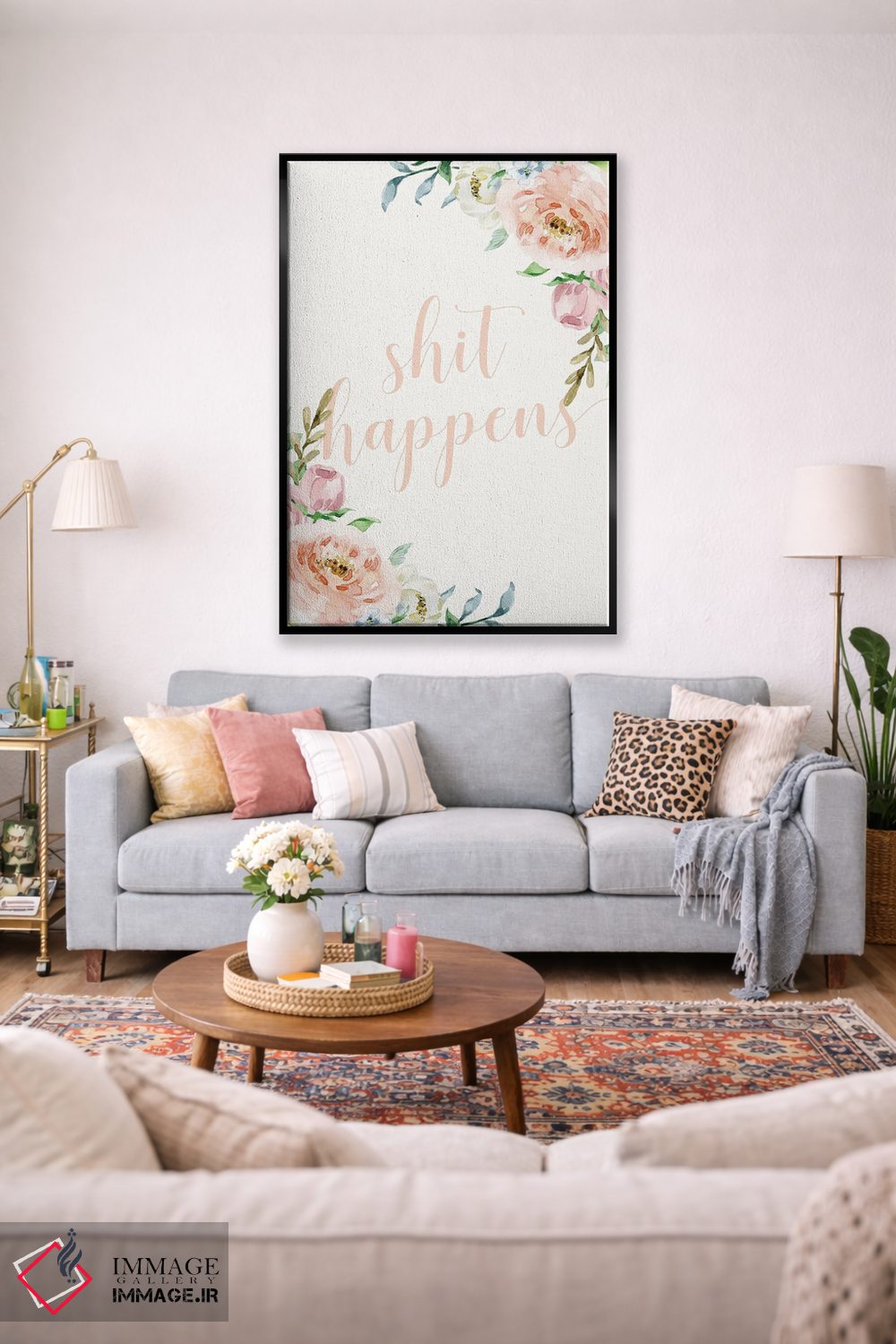 تابلو دکوراتیو این اتفاق ها می افتد اثر نیکول باسک - D2B