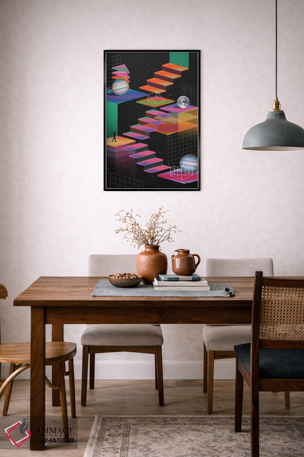 تابلو دکوراتیو مراحل بازی اثر نیبرا ویژوالز - D6B