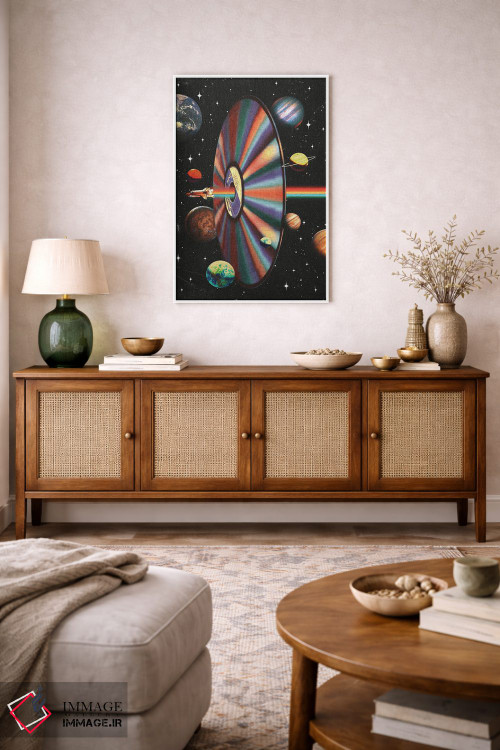 تابلو دکوراتیو سفر در گذشته اثر نیبرا ویژوالز - D4W