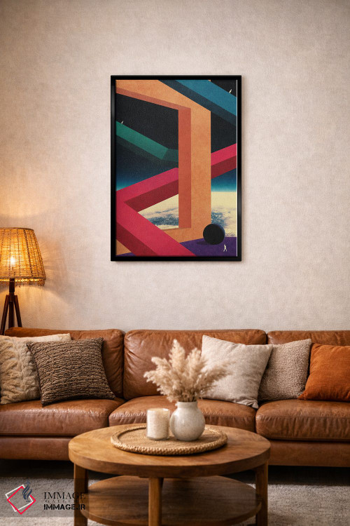 تابلو دکوراتیو زاویه های کیهانی اثر نیبرا ویژوالز - D3B