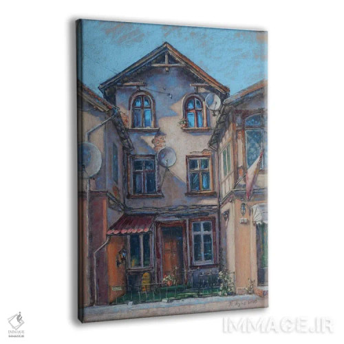 تابلو دکوراتیو خانه قدیمی اثر ناتالی آیاس - نمای پرسپکتیو محصول