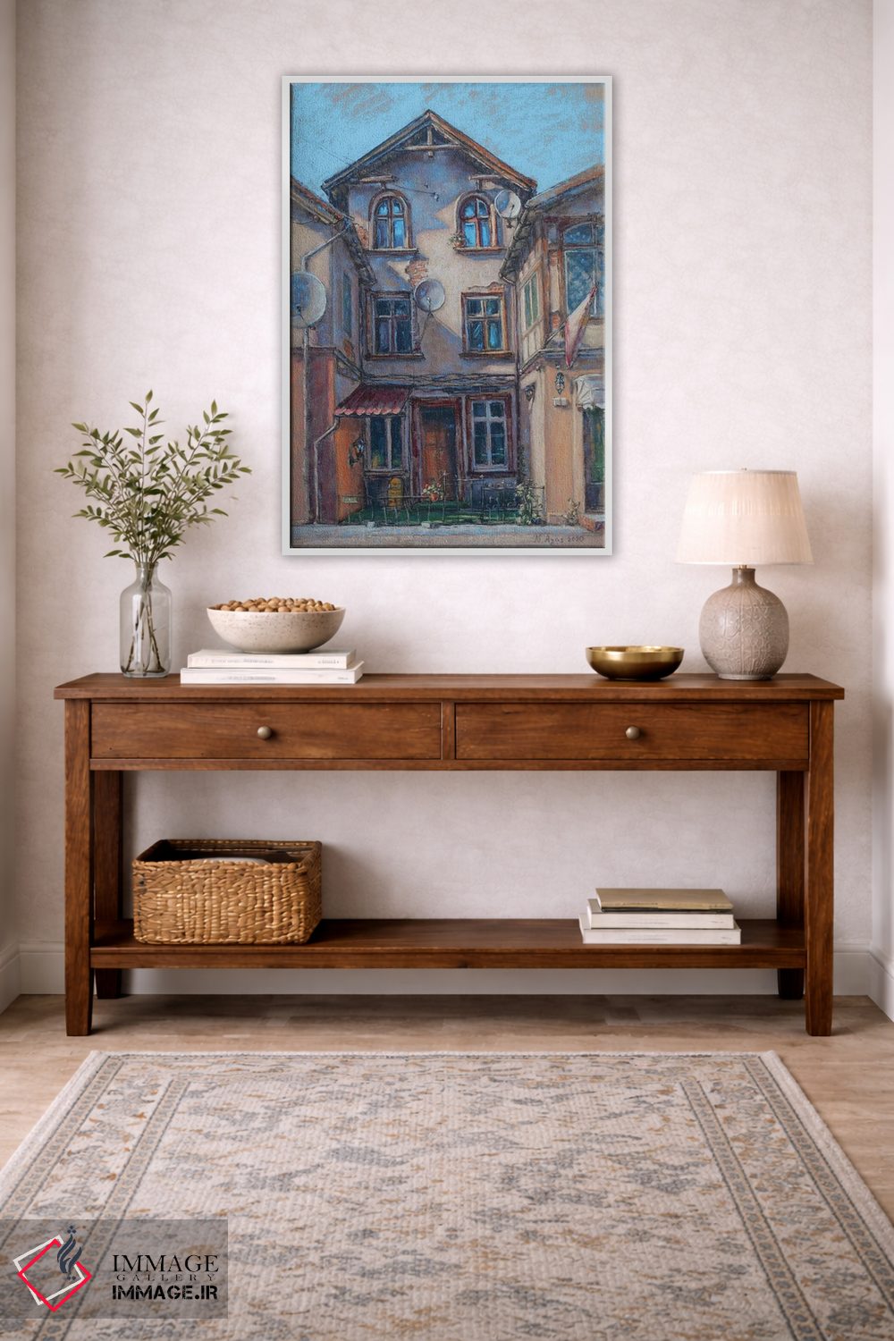 تابلو دکوراتیو خانه قدیمی اثر ناتالی آیاس - D4W