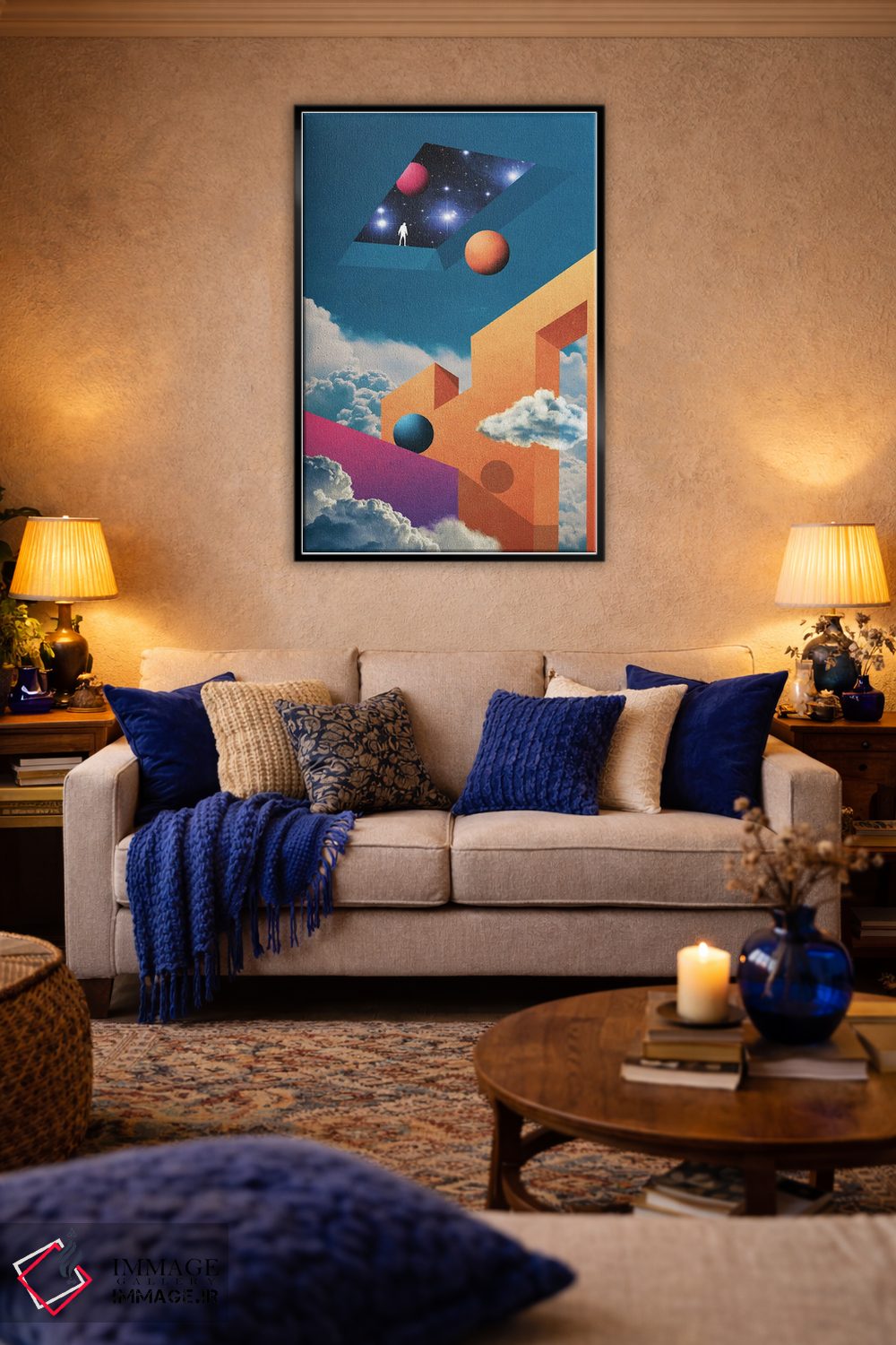 تابلو دکوراتیو جهان موازی اثر نیبرا ویژوالز - D5B