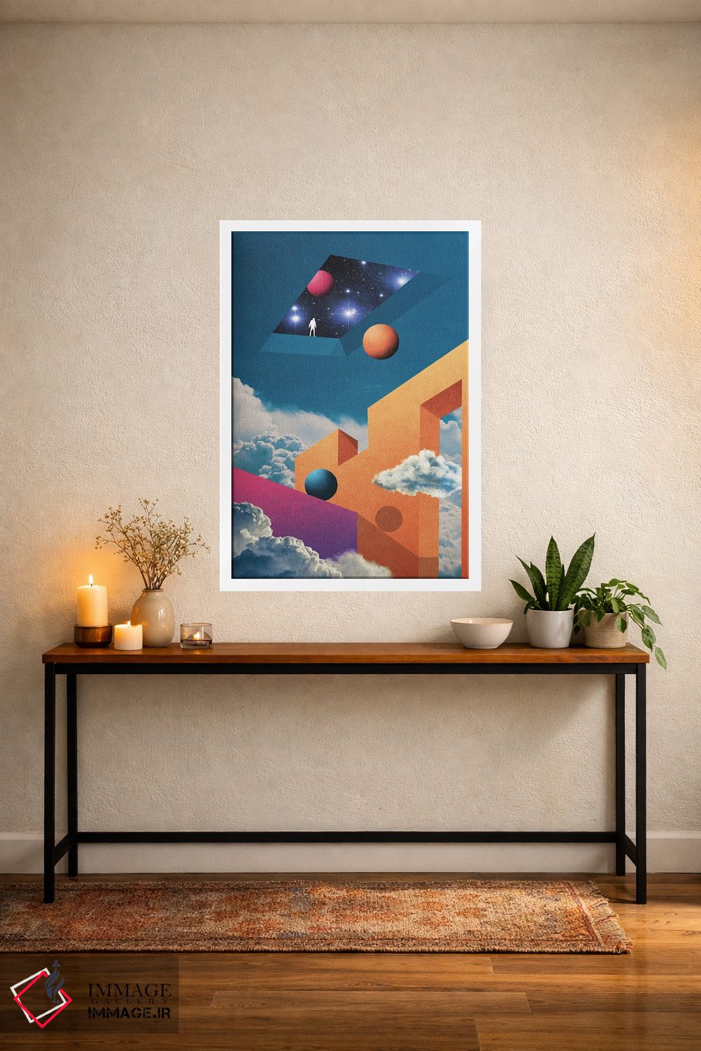 تابلو دکوراتیو جهان موازی اثر نیبرا ویژوالز - D4W