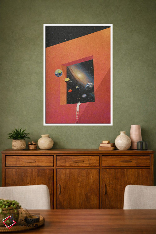 تابلو دکوراتیو ناظر کهکشان اثر نیبرا ویژوالز - D1W