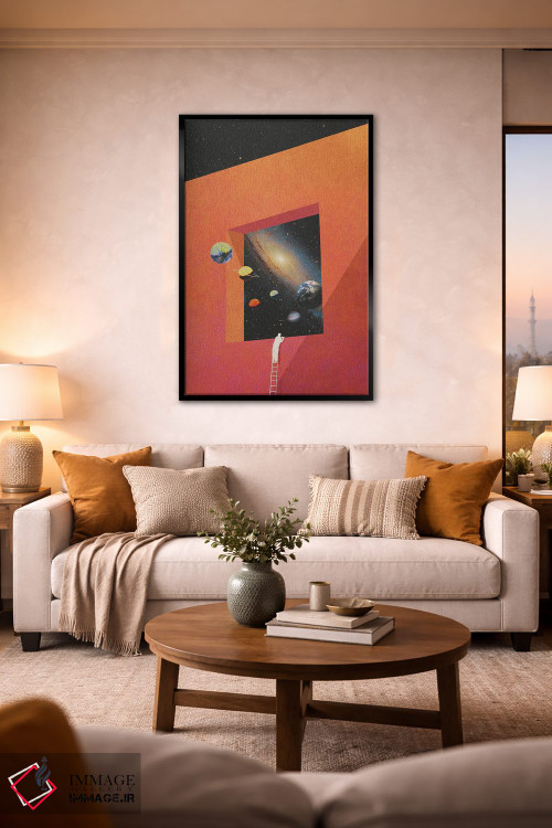 تابلو دکوراتیو ناظر کهکشان اثر نیبرا ویژوالز - D2B