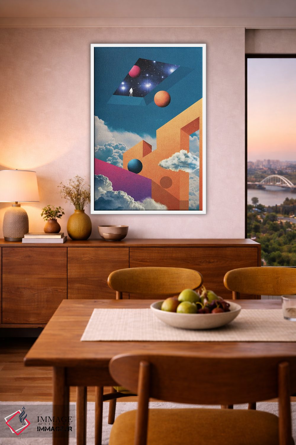 تابلو دکوراتیو جهان موازی اثر نیبرا ویژوالز - D6W