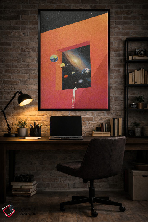 تابلو دکوراتیو ناظر کهکشان اثر نیبرا ویژوالز - D6B