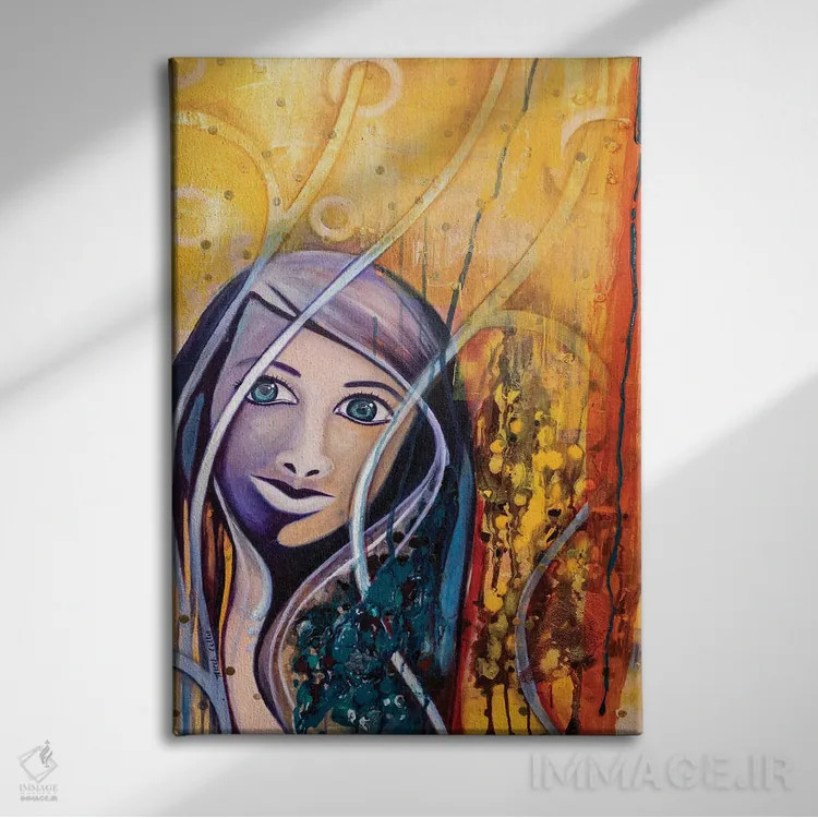 تابلو دکوراتیو عشق بی قید و شرط اثر نیکول کولی - نمای روبهرو روی دیوار