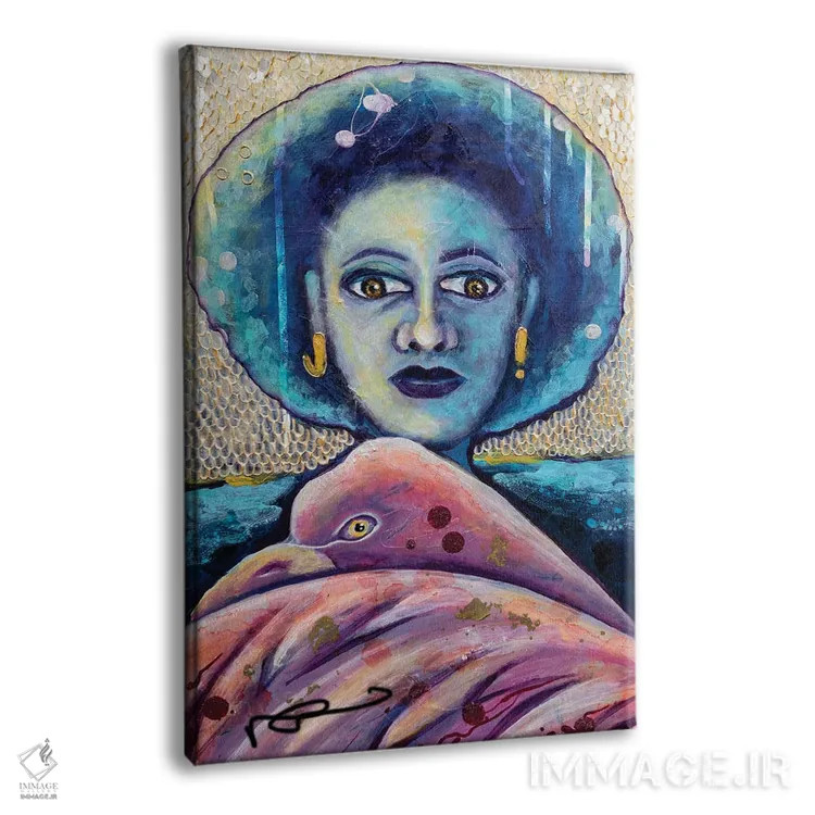 تابلو دکوراتیو هماهنگی درونی اثر نیکول کولی - نمای پرسپکتیو محصول