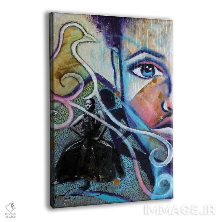 تابلو دکوراتیو قدرت ما نیز توان بخش است اثر نیکول کولی - نمای پرسپکتیو محصول