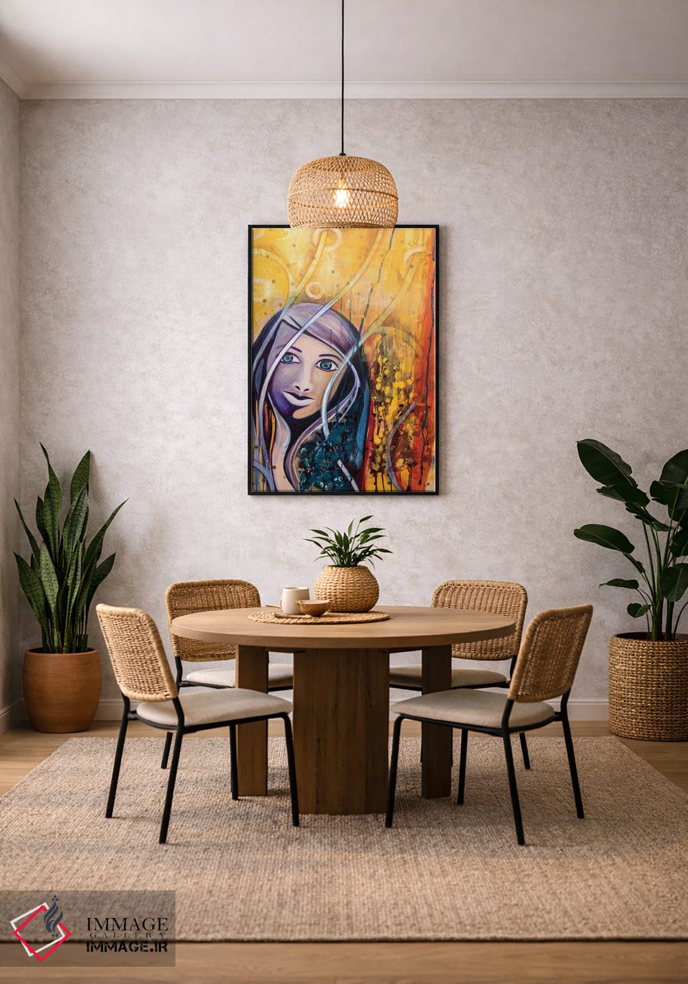 تابلو دکوراتیو عشق بی قید و شرط اثر نیکول کولی - D3B