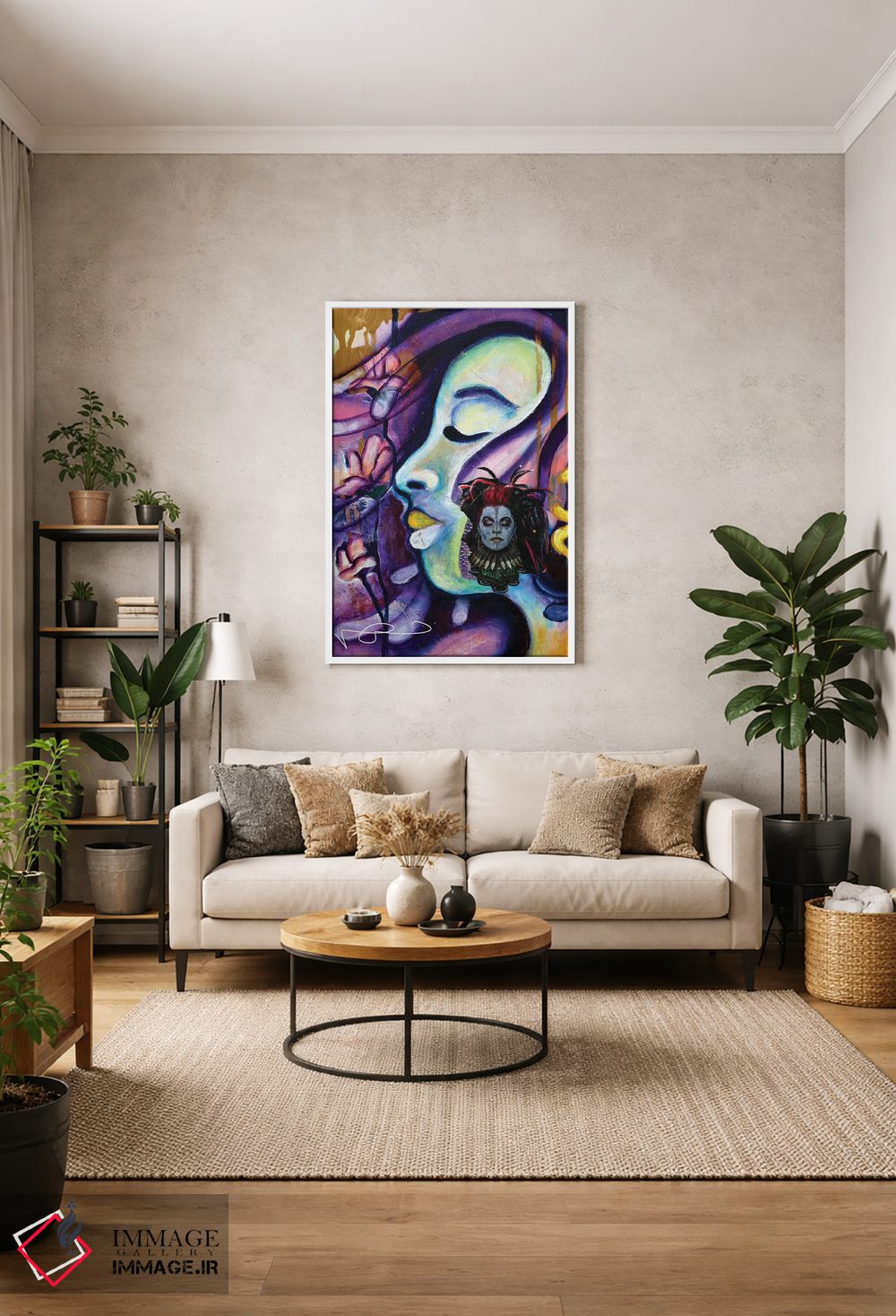 تابلو دکوراتیو من زن هستم اثر نیکول کولی - D1W