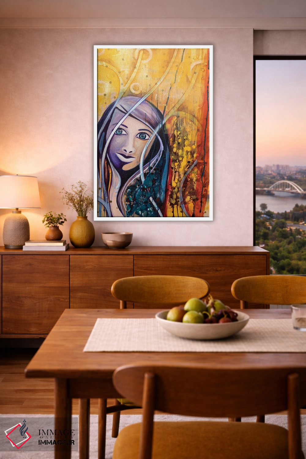 تابلو دکوراتیو عشق بی قید و شرط اثر نیکول کولی - D5W