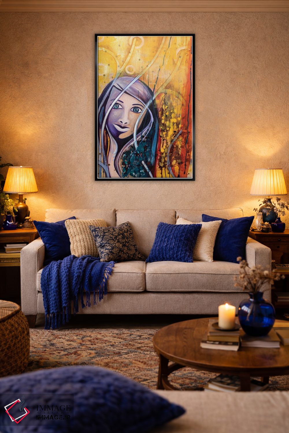 تابلو دکوراتیو عشق بی قید و شرط اثر نیکول کولی - D4B