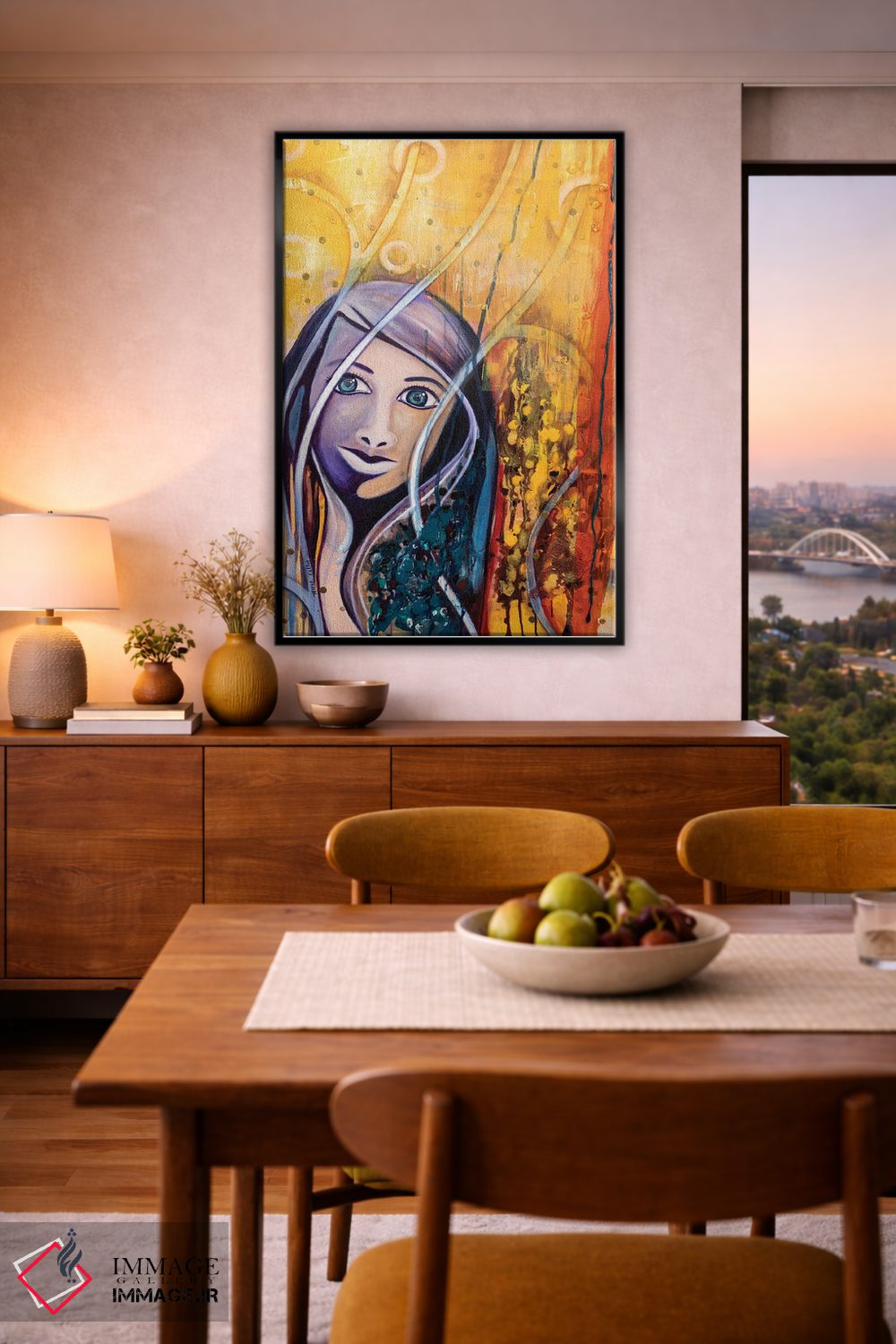 تابلو دکوراتیو عشق بی قید و شرط اثر نیکول کولی - D6B