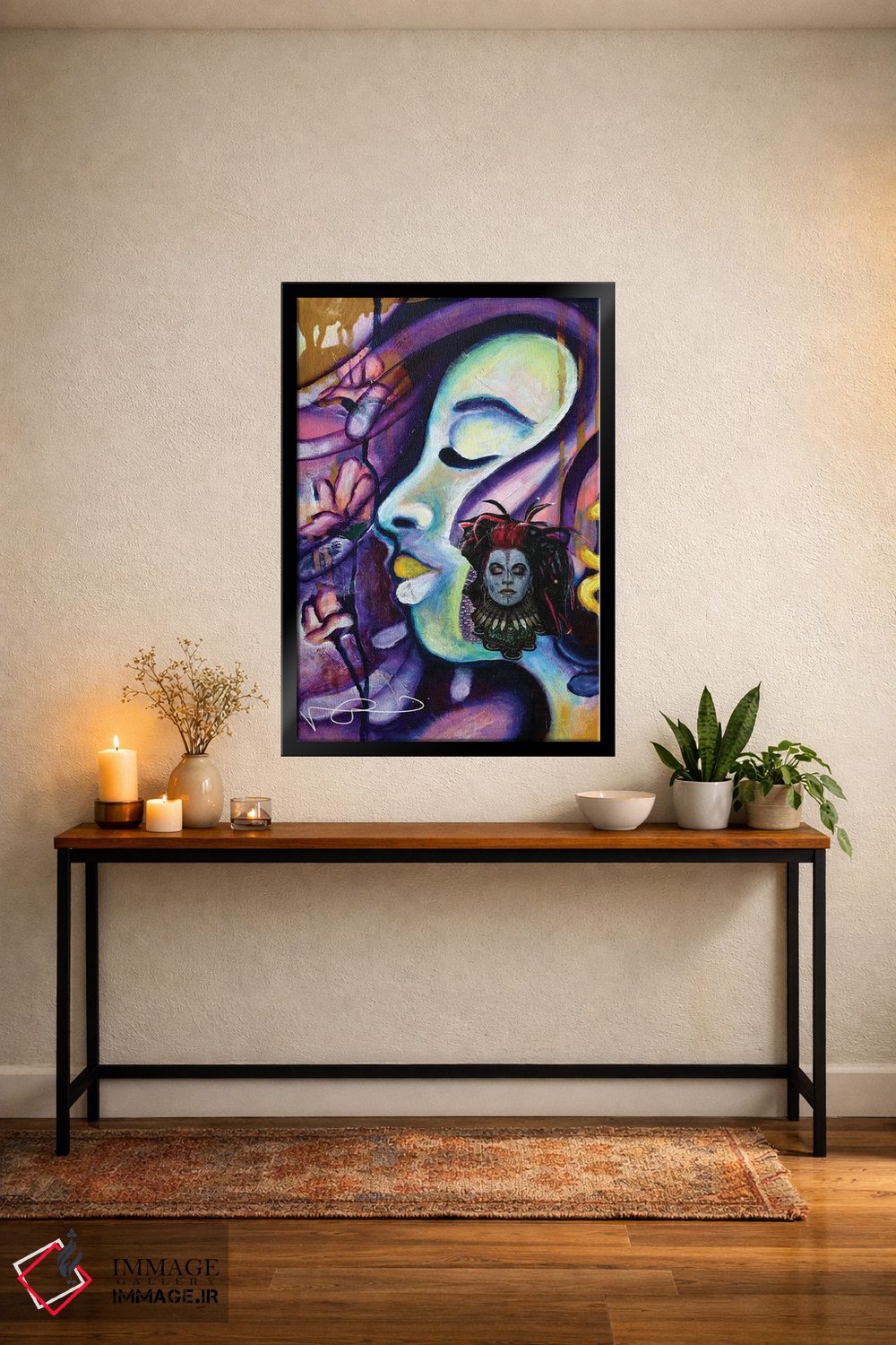 تابلو دکوراتیو من زن هستم اثر نیکول کولی - D5B