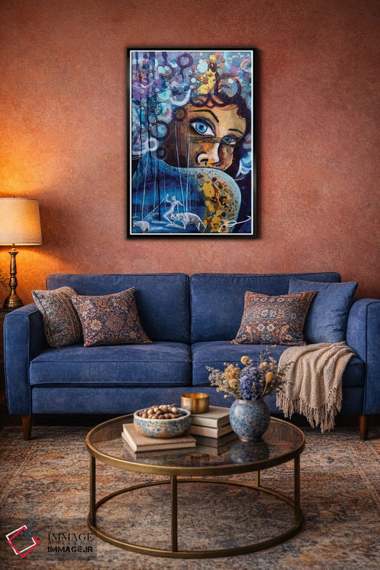 تابلو دکوراتیو ملکه یخی اثر نیکول کولی - D4B
