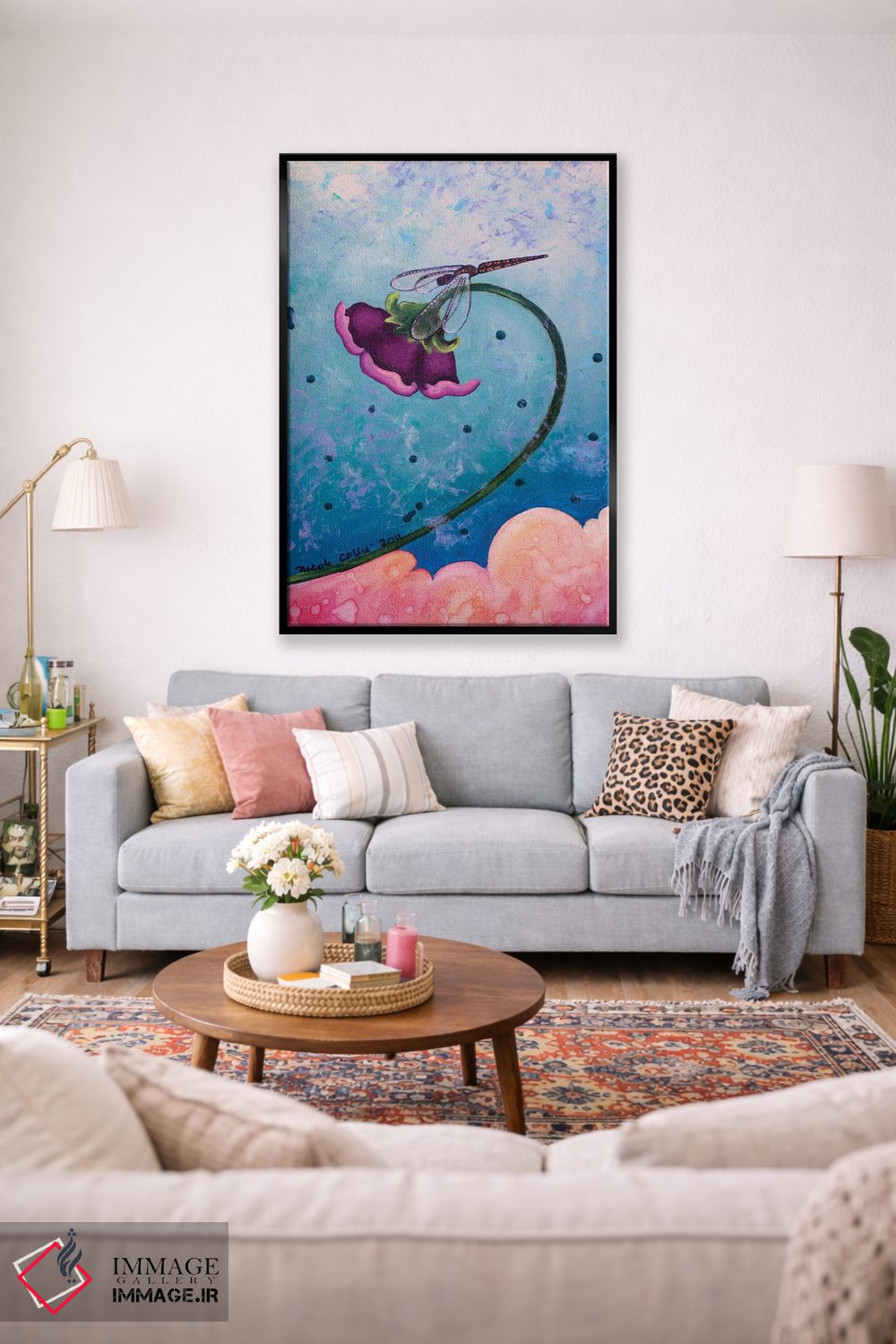 تابلو دکوراتیو زندگی مقدس است اثر نیکول کولی - D1B