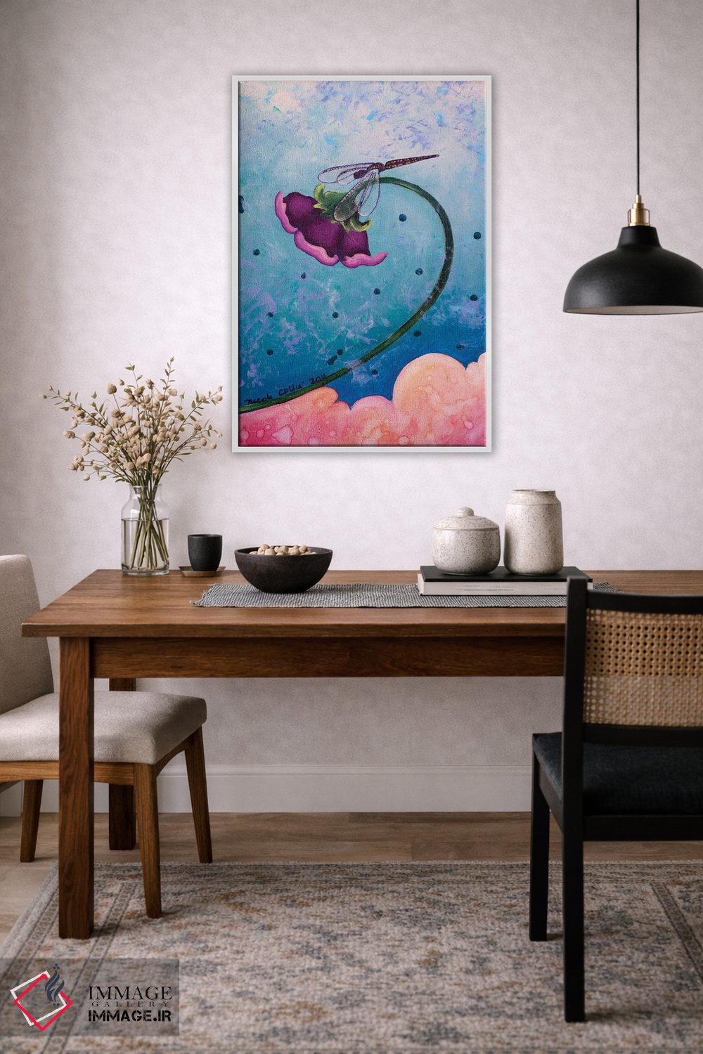 تابلو دکوراتیو زندگی مقدس است اثر نیکول کولی - D3W