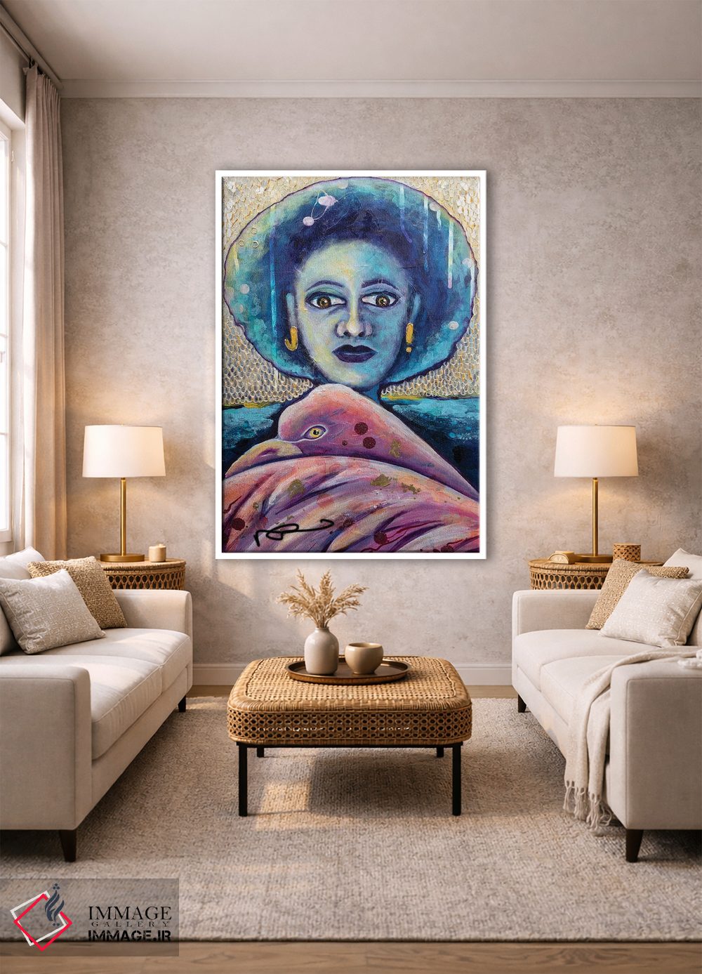 تابلو دکوراتیو هماهنگی درونی اثر نیکول کولی - D1W