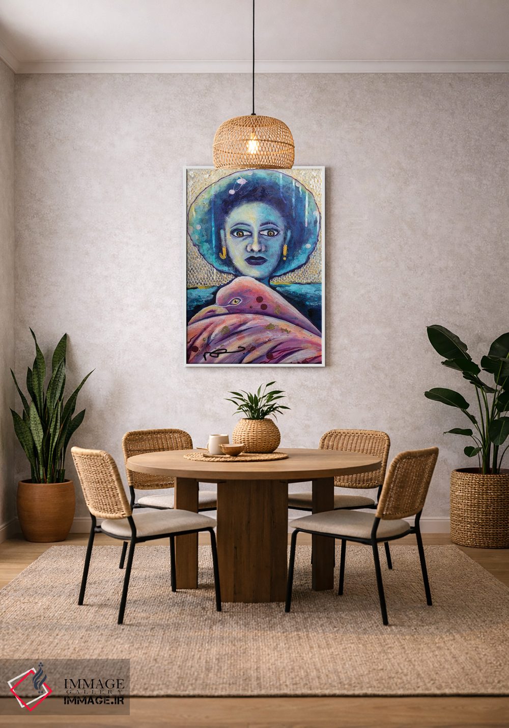 تابلو دکوراتیو هماهنگی درونی اثر نیکول کولی - D3W