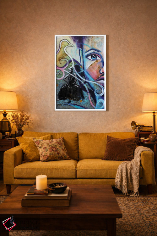 تابلو دکوراتیو قدرت ما نیز توان بخش است اثر نیکول کولی - D2W