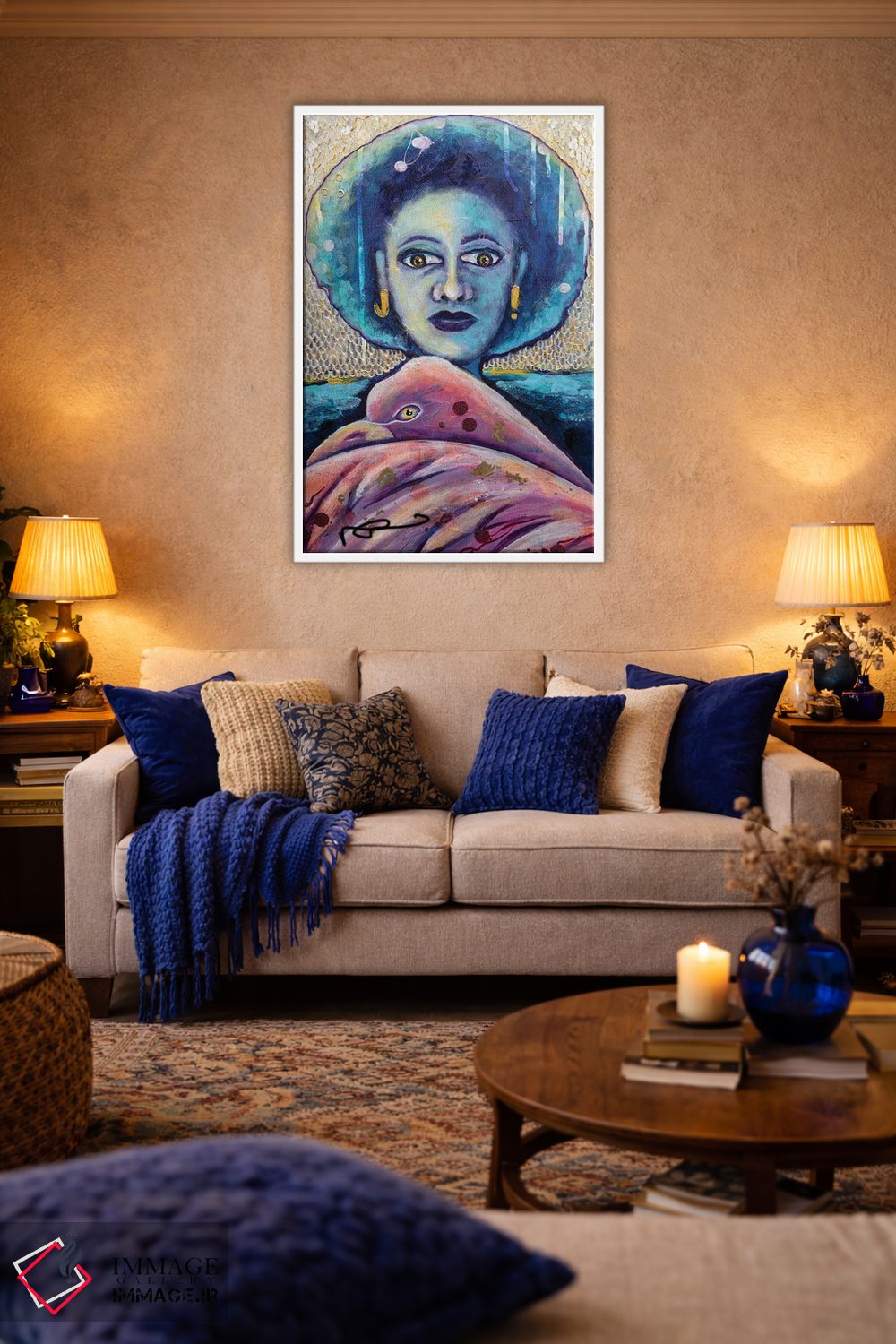 تابلو دکوراتیو هماهنگی درونی اثر نیکول کولی - D4W