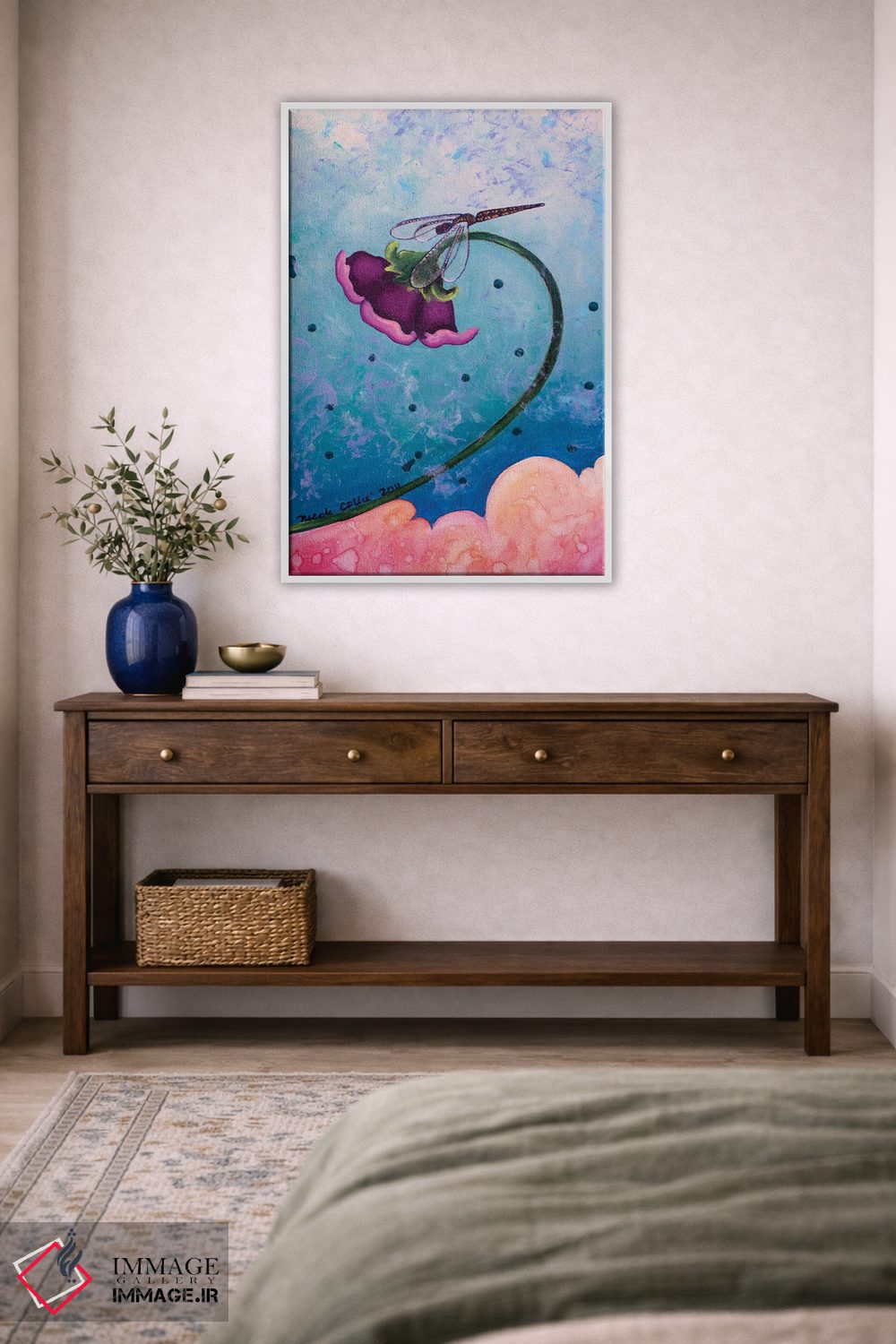 تابلو دکوراتیو زندگی مقدس است اثر نیکول کولی - D4W