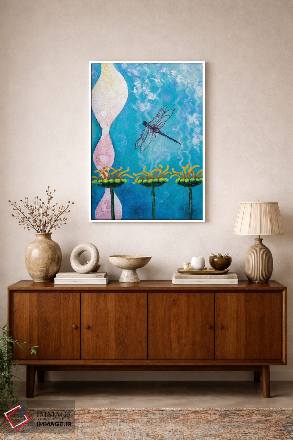 تابلو دکوراتیو با زندگی، رشد همراه است اثر نیکول کولی - D1W