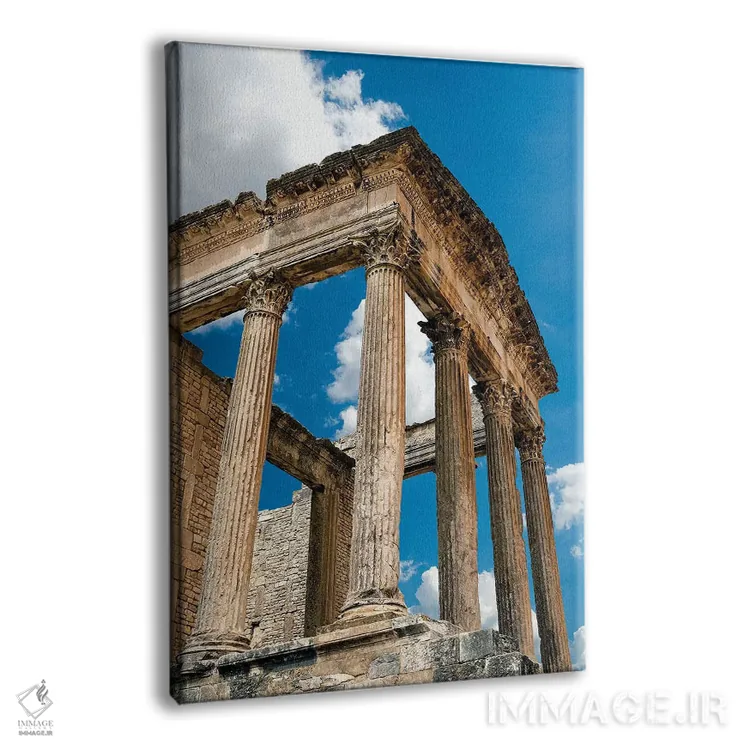 تابلو دکوراتیو Dougga Archaeological Site, Tunisia III,کاپیتول، سایت باست… اثر نیکو تونباوری - نمای پرسپکتیو محصول