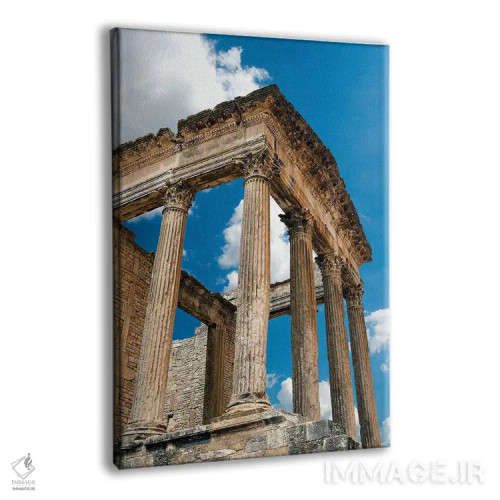 تابلو دکوراتیو Dougga Archaeological Site, Tunisia III,کاپیتول، سایت باست… اثر نیکو تونباوری - نمای پرسپکتیو محصول
