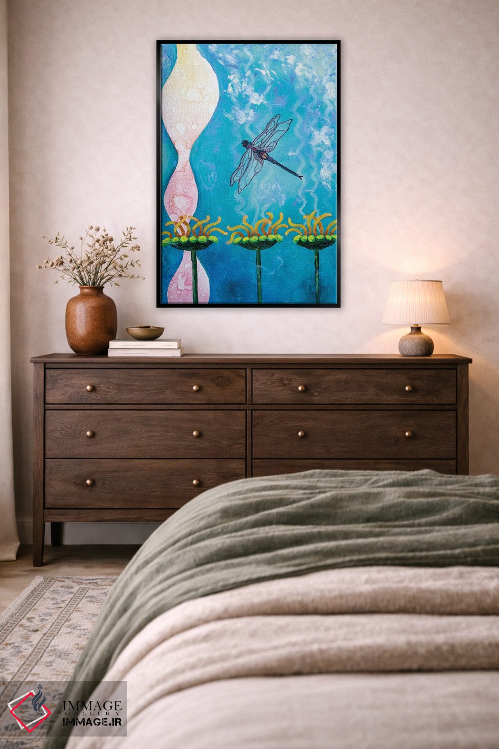 تابلو دکوراتیو با زندگی، رشد همراه است اثر نیکول کولی - D4B