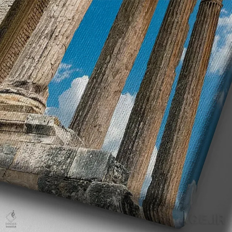 تابلو دکوراتیو Dougga Archaeological Site, Tunisia III,کاپیتول، سایت باست… اثر نیکو تونباوری - نمای نزدیک بافت بوم