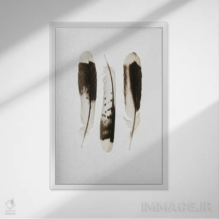 تابلو دکوراتیو با هم اثر نانسی کروول - نمای قابدار سفید