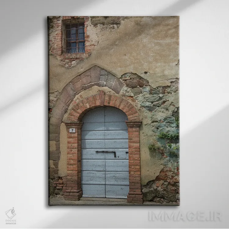 تابلو دکوراتیو سنگ چین شده اثر نانسی کروول - نمای روبهرو روی دیوار