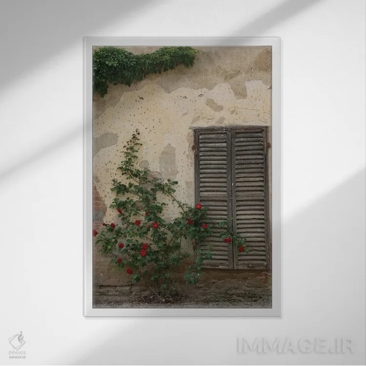 تابلو دکوراتیو کنار هم اثر نانسی کروول - نمای قابدار سفید