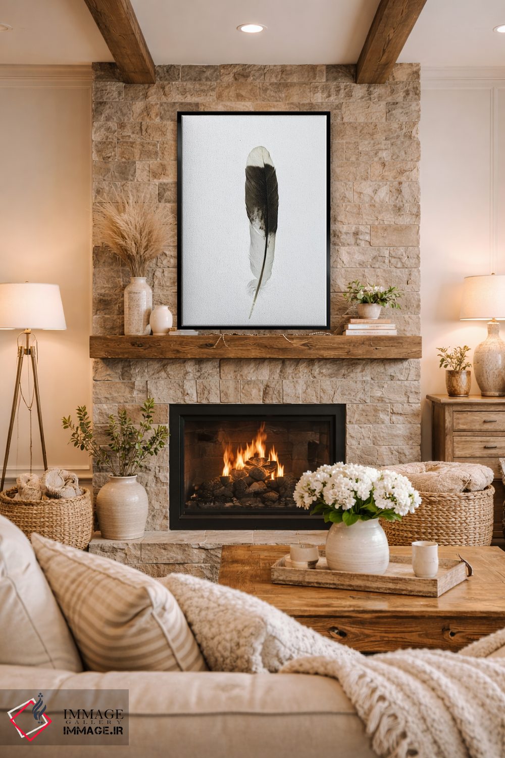 تابلو مینیمال تنها اثر نانسی کروول - D1B