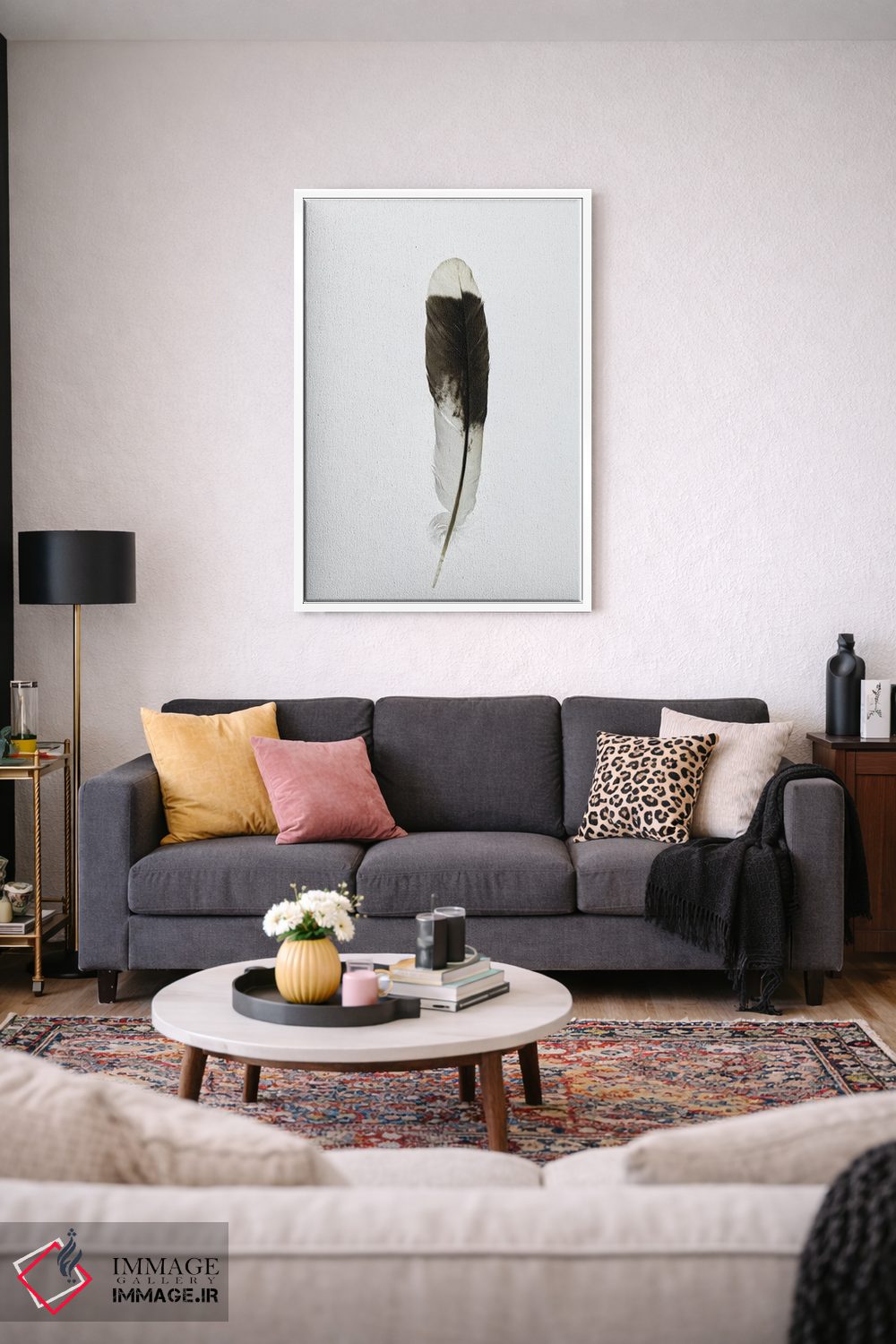 تابلو مینیمال تنها اثر نانسی کروول - D3W