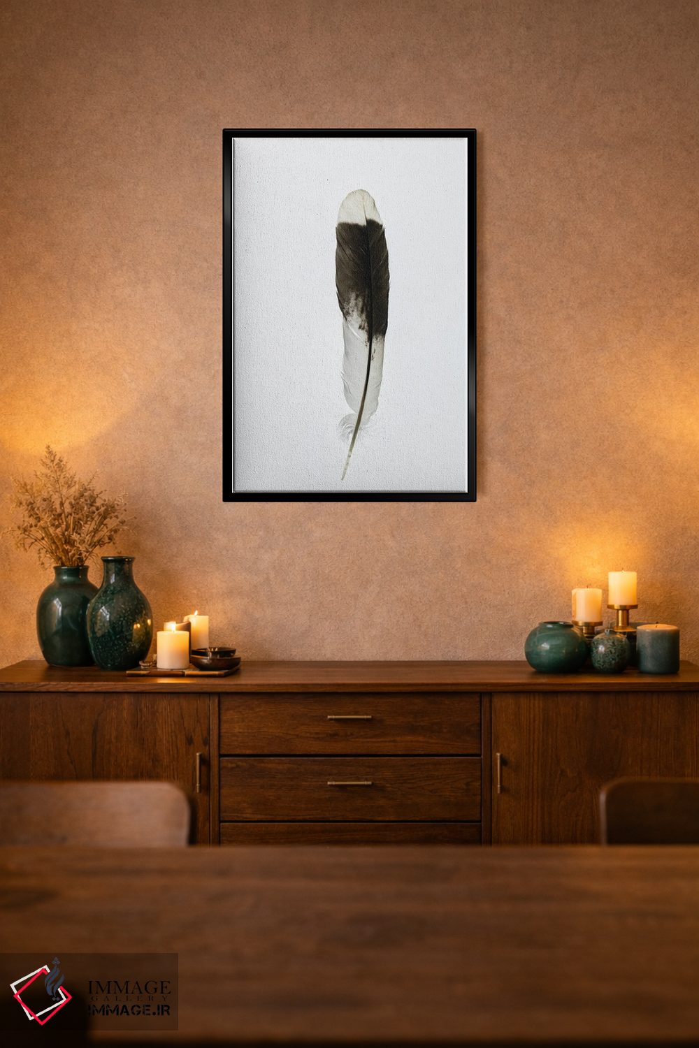 تابلو مینیمال تنها اثر نانسی کروول - D2B