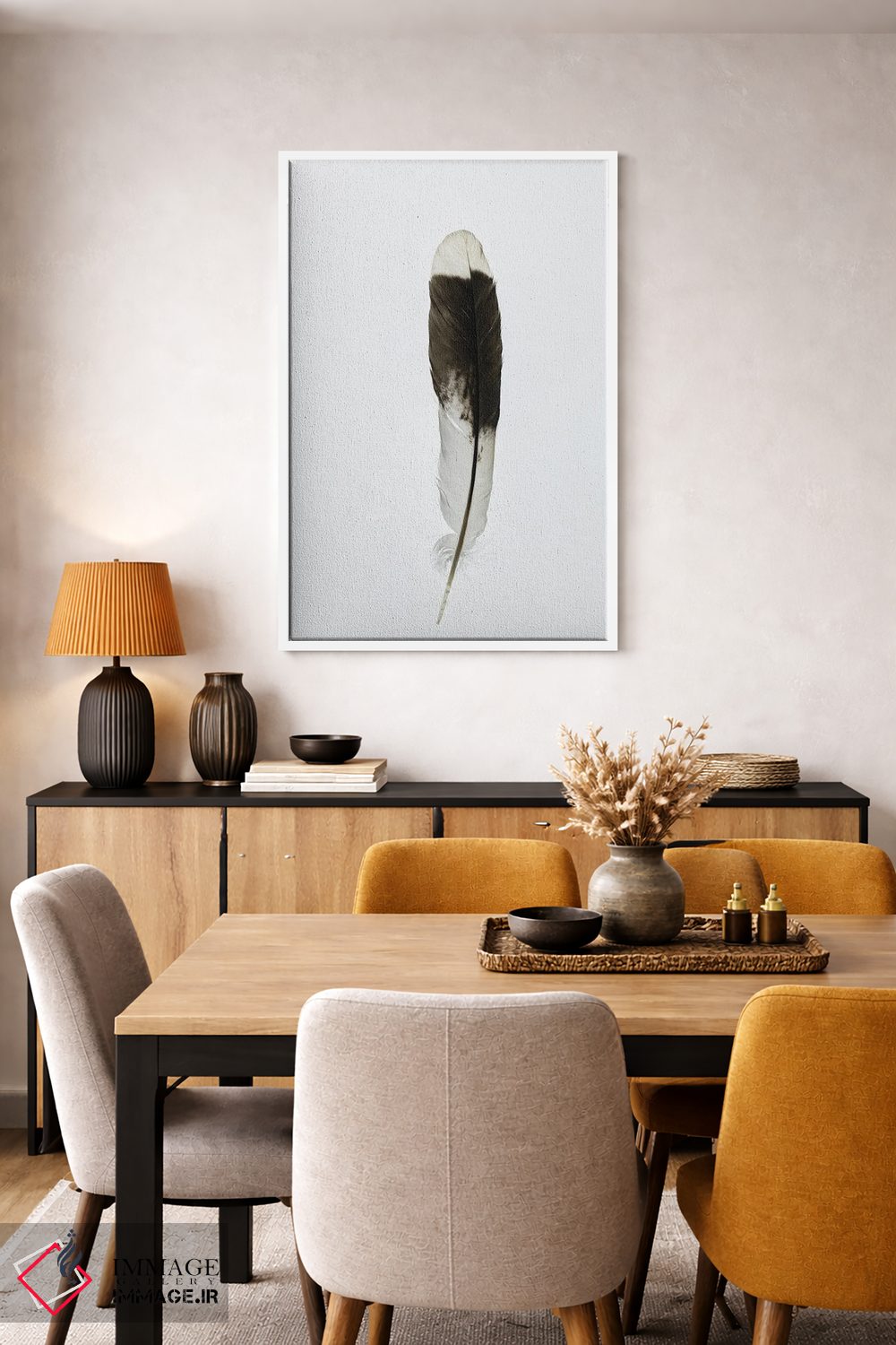 تابلو مینیمال تنها اثر نانسی کروول - D5W